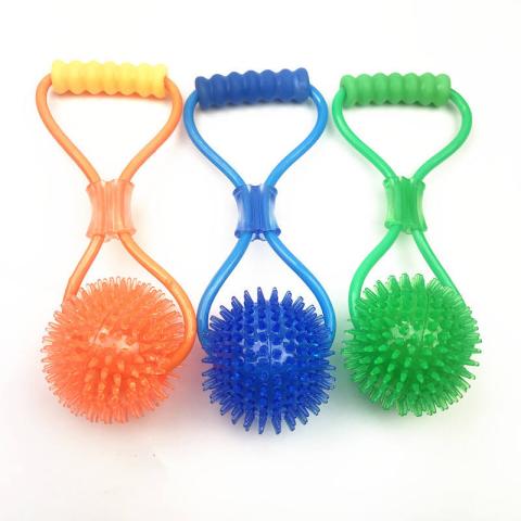 Wholesale Custom Durable Interactive Dog Toys Dog Chew Toys New Design Dog Toothbrush Ball