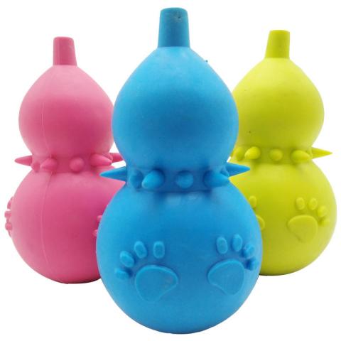 Wholesale Custom New Design Style Interactive Dog Toy Colorful Leak Food Dog Toys