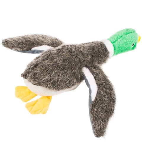 Custom Wholesale Designer Eco Natural Hot Interactive Large Stuffed Plush Squeaker Duck Pet Dog Toys