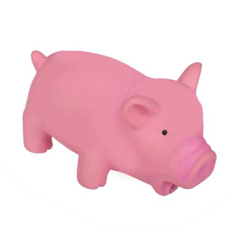 Wholesale Manufacturer Cute Pig Medium Large Squeaky Pet Dog Latex Toy