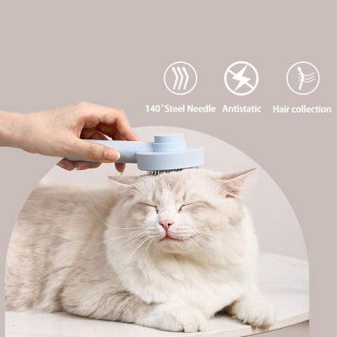 Pet Cleaning Hair Dog Comb To Remove Hair Fine Needle Comb