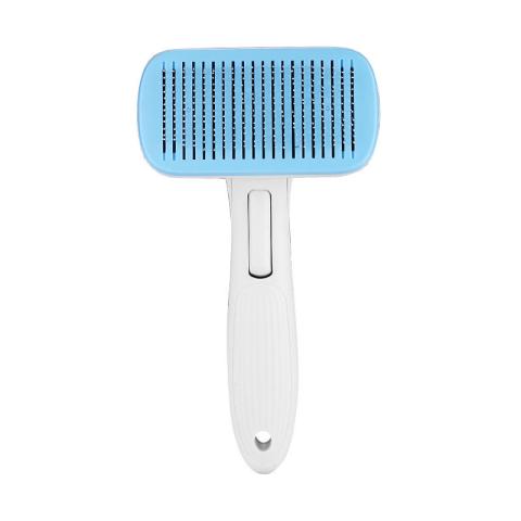 Wholesale Custom New Design Colorful One Botton Hair Removal Pet Grooming Tool Pet Comb
