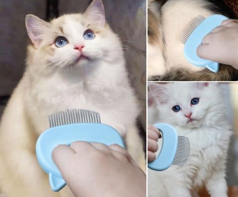 Wholesale Custom Abs Comfortable Soft Pet Massage Brush Cat Comb