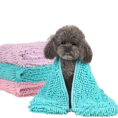 Wholesale Customized New Design Super Absorbent Comfortable Soft Pet Towel For Dogs And Cats