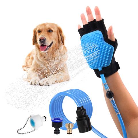 Multifunctional Pet Grooming Glove Dog Bathing Shower Massage Hair Remover For Dogs And Cats