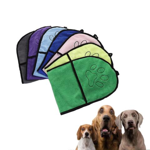Wholesale Customized Logo Microfiber Dog Towel Comfortable Pet Towel Drying For Dogs And Cats Bathing