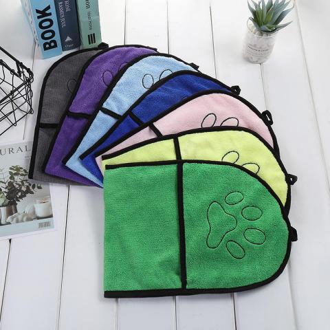 Wholesale Customized Logo Microfiber Dog Towel Comfortable Pet Towel Drying For Dogs And Cats Bathing
