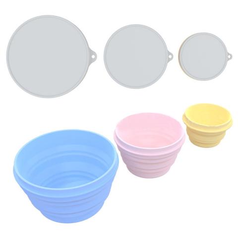 Wholesale And Custom Designed New Pet Feed Food Grade Silicone Foldable Pet Bowls