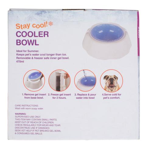 Manufacture Customised Dog Bowl Cooler Removable Freezer Summer Pet Cooling Bowl