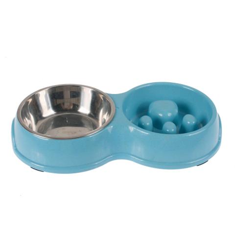 Wholesale Custom New Design Stainless Steel Dog Bowl Dog Slow Feeder Food Water Drinking