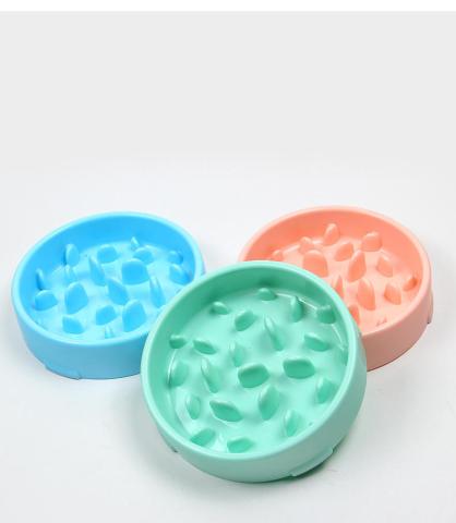 Wholesale Custom Logo Colorful Non-slip Slow Feeder Dog Bowl Pet Food Bowl Feeder
