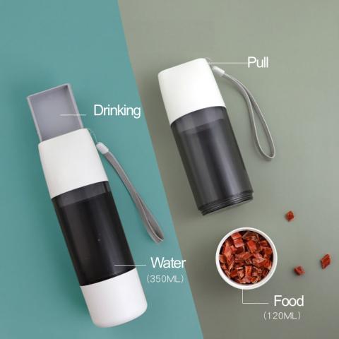 Travel Outdoor Portable Dog Water And Food Bottle For Pets