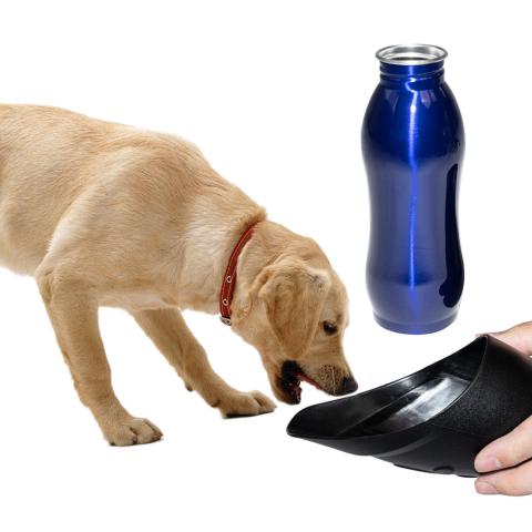 Travel Portable Stainless Steel Dog Water Thermos Bottle