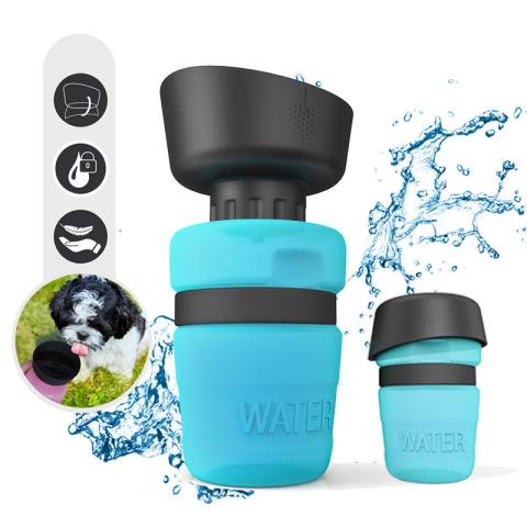 Wholesale Custom Leak-proof Design Dog Water Bottle Outdoor Travel Pet Dog Foldable Water Bowl