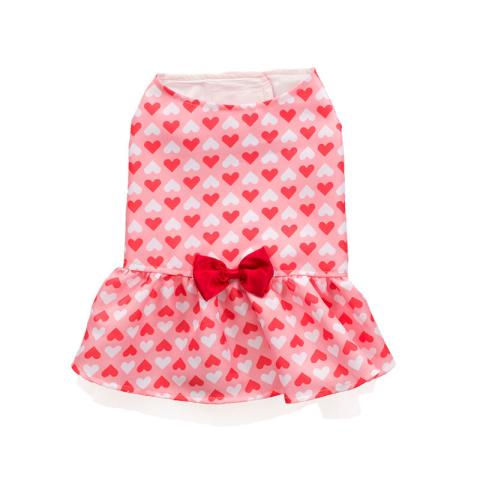 Custom Dog Dress Skirt Princess Pink Dresses Summer Wedding Puppy Pet Supplies