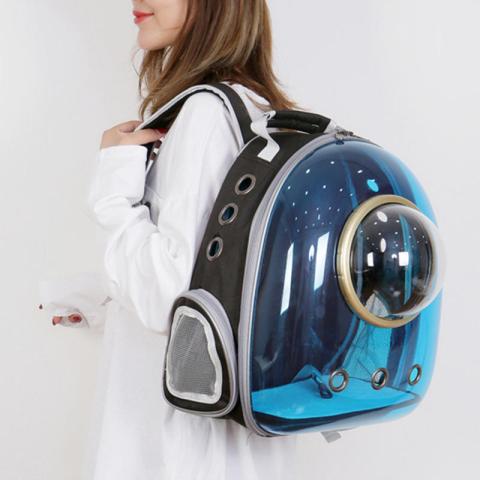 New Design Transparent Breathable Pet Backpack Outdoor Travel Pet Carrier Bag