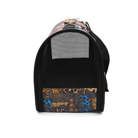 Custom Logo Pet Dog Carrier Bag Fashion Breathable Mesh Outdoor Travel Pet Carrier Bag