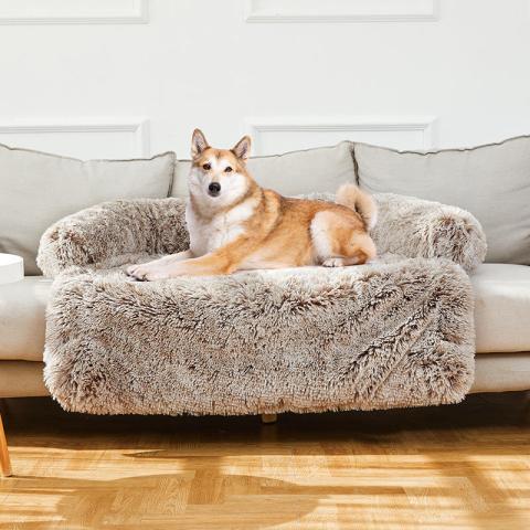 Wholesale Removable Zipper Soft Long Plush Mat Nest Winter Sleeping Waterproof Pet Dog Cushion