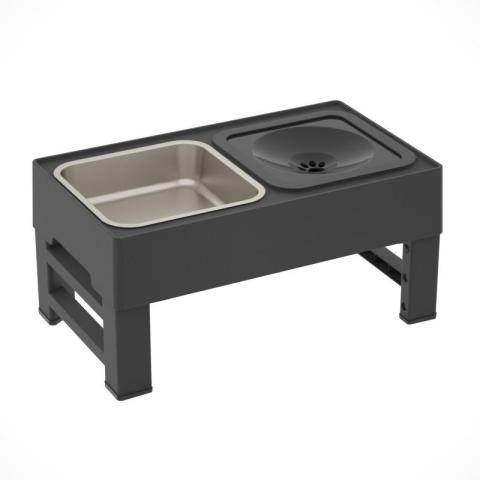 Sell Well Elevated Pet Bowls & Feeders Adjustable Dog Stand Raised Food And Water For Small Medium Large Pet Slow Feeder