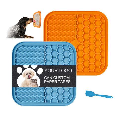 Wholesale Silicone Snuffle Mat Puzzle Toys Food Mat With Suction Cups Pet Slow Feeding Mat Dog Cat Lick Pad Bowls For Dogs