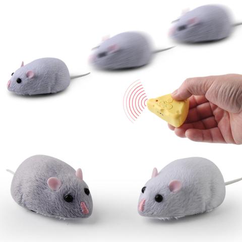 New Arrival Wireless Infrared Electric Remote Control Mouse Interactive Cat Trick Tearing Plus Pet Toy