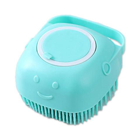 Hot Installed Shower Gel Liquid Shampoo Pet Brush Cat Dog Silicone Pet Bath Brush Pet Supplies