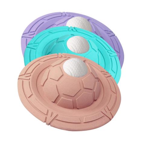 2023 New Product Ufo Magic Pet Flying Saucer Ball Pet Toy Natural Rubber Dog Toys Pet Toy Flying Saucer For Dogs