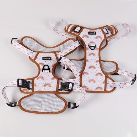 No Pull Adjustable Pet Harness Reflective Working Training Dog Harness For Large Dogs With Durable Metal Ring