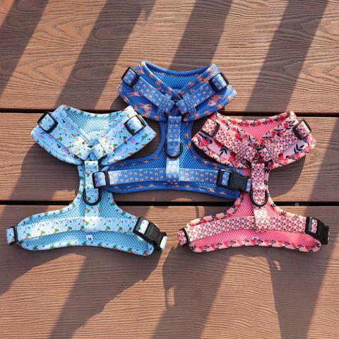 Dog Harness Neoprene No Pull Breathable Mesh Dog Harnesses With Padded Vest