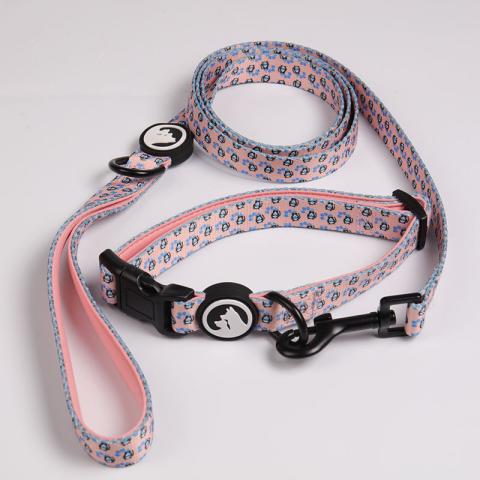  Personalised Designer Eco Friendly Luxury Dog Leash Collar Dog Harness Set