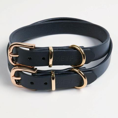 Pet Real Leather Dog Collar Adjustable Safety Buckle Soft Genuine Dog Collar