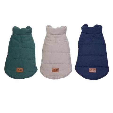 British Style Thicken Warm Comfortable Simply Warm Dog Coats Pet Clothes