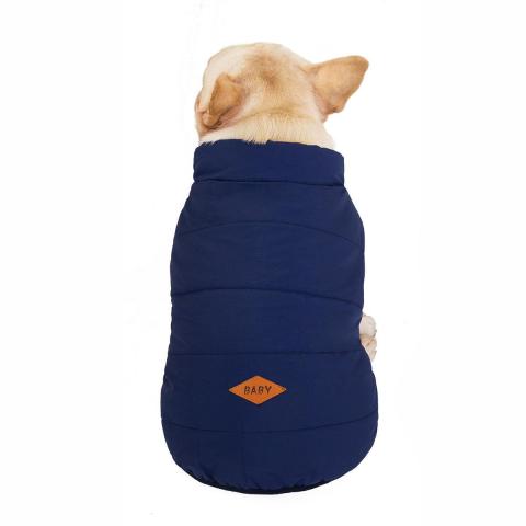 Autumn And Winter New Style Bulldog Cotton Vest Warm Dog Apparel Pet Clothes