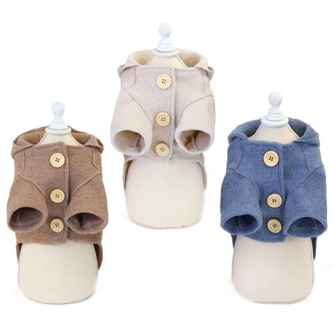 Wholesale Fashion Designers Warm Woolen Cotton Pet Dog Clothes