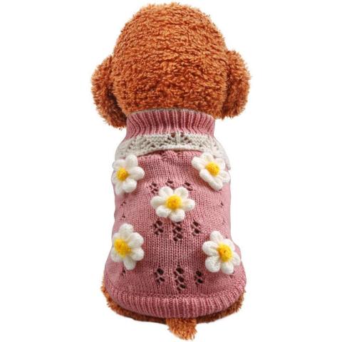 New Product Warm Comfortable Custom Fall Knitted Pet Sweater Dog Clothes