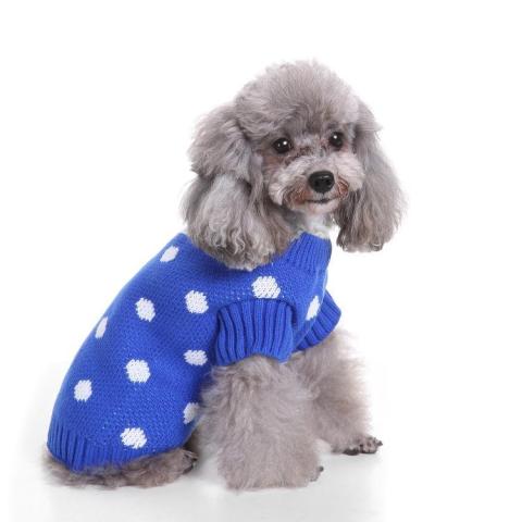 Hot Sale Fashion Comfortable Christmas Turtleneck Knitted Pet Sweater Dog Clothes