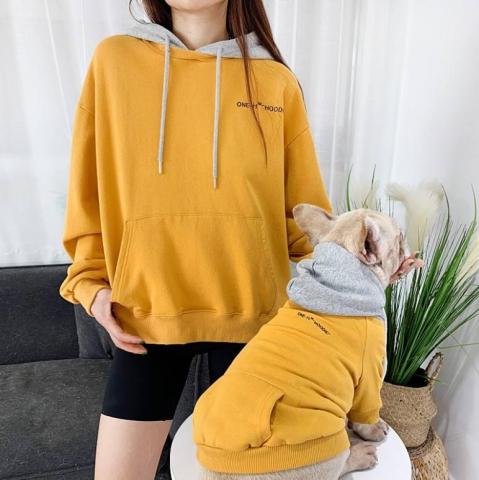 Wholesale Fashion French Bulldog Hoodie Dog And Owner Matching Clothes