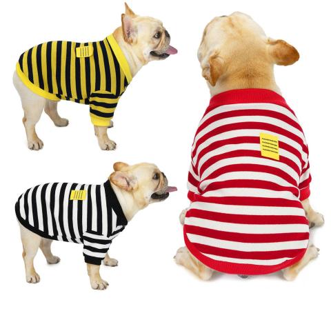 Fashion Hot Sale Stripe Cheap Custom Dog Hoodie Wholesale Dog Clothes