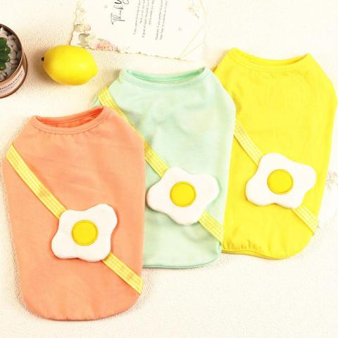 Comfortable Fresh And Cute Pet Clothing Apparel Cotton Dog Spring Clothes