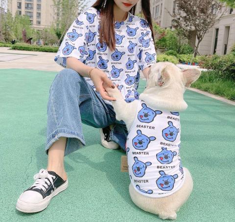 Wholesale Lovely Pet Clothing Warm Matching Dog And Owner Small Dog Clothes For Family Clothes