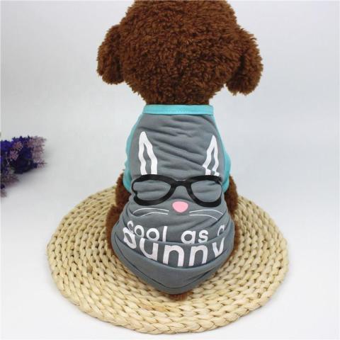 Lightweight And Breathable Customized Print Wholesale Cat Dog Clothes Designer Pet Apparel