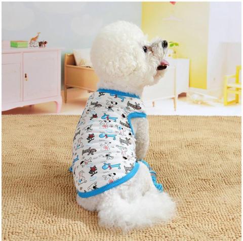Wholesale Summer Cheap Cotton Pet Cat T-shirt Dog Vest