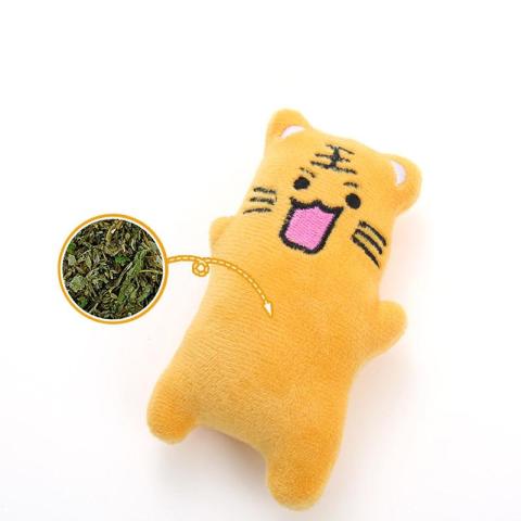Cartoon Eco Friendly Pet Toys Cat Accessories Toys Plush Cat Toy With Catnip