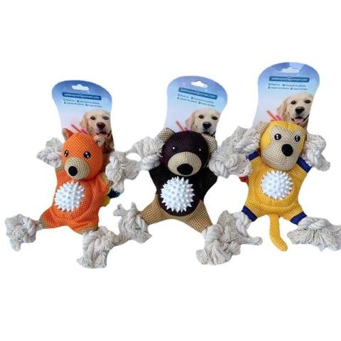 Pet Supplies Canvas Funny Dog Toy High Quality Squeaky Chew Dog Toys