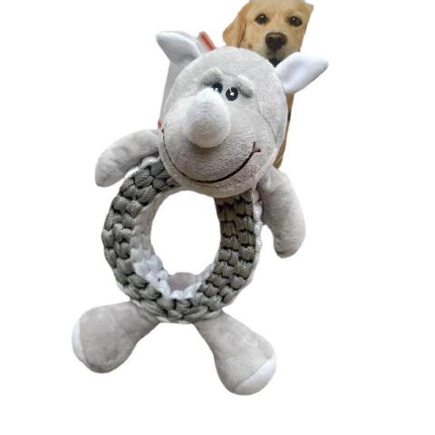 2023 Cute Wholesale Custom Pet Toys Plush Eco Friendly Dog Toys Interactive Dog Toy