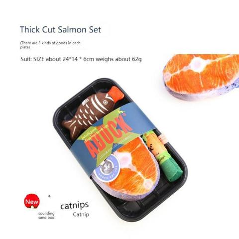 Lovely Fish Cat Plush Toys With Catni With Sound For Wholesale From China