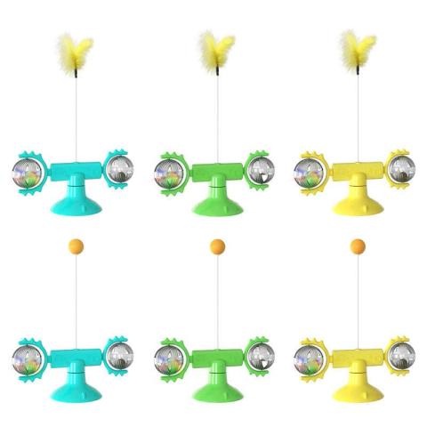New Arrival Turn Cat Carousel And Stick Cat Toys