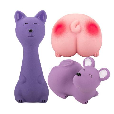 Latex Pink Fart Interactive Soft Wholesale Dog Chew Squeaky Pet Toys New Arrivals Dog Chew Toy