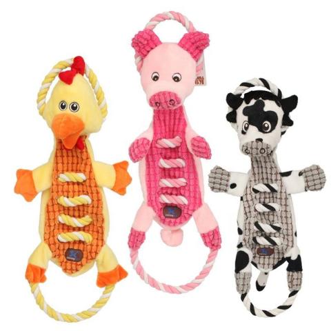 Wholesale Squeaky Vocal Durable Strong Animals Interactive Dog Pet Toys
