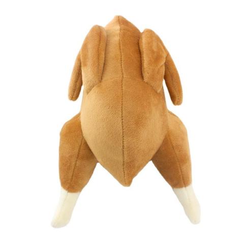 Durable Funny Roast Chicken Dog Squeaky Plush Chew Toys Chicken Toy Pet Stuffed Toy